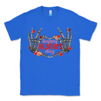 True Royal Happy Valentine's Day skeleton hands Classic Tee - FaDigitalArtStudio