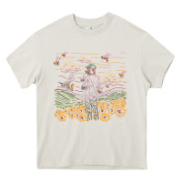 Cream tyler the creator flower boy Heavy Core Tee - linhVisuals