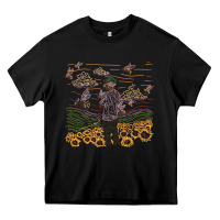 Black tyler the creator flower boy Heavy Core Tee - linhVisuals