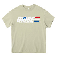 Mossy distressed army green gi joe Heavy Core Tee - linhVisuals