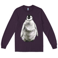 Plum baby penguin Long Sleeve Tee - LillyAllenDesigns