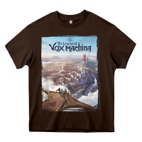 Chocolate Brown the legend of vox machina poster art Heavy Core Tee - linhVisuals