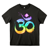 Womens Om Symbol   Psy Trance Goa Yoga Meditation Buddhism Buddhist V Heavy Core Tee | Teevron