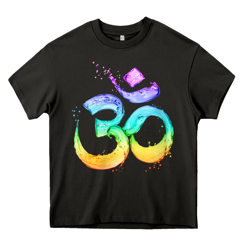 Womens Om Symbol   Psy Trance Goa Yoga Meditation Buddhism Buddhist V Heavy Core Tee by linhVisuals | Teevron