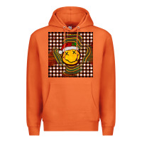 Carrot Christmas smiley face Premium Hoodie - BarkalooDesign