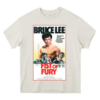 Cream fist of fury by bruce Heavy Core Tee - linhVisuals