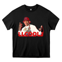 Black ll cool j Heavy Core Tee - linhVisuals