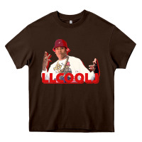 Chocolate Brown ll cool j Heavy Core Tee - linhVisuals