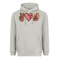 Moon Dust Peace Love Cats Heavyweight Hoodie - Jasminsmagicworld