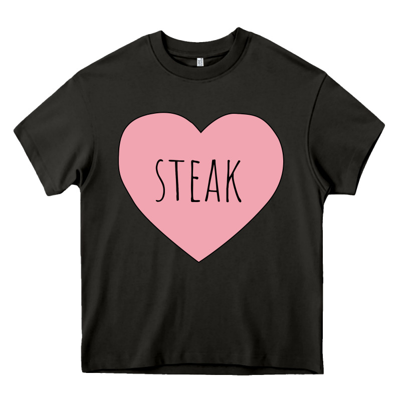 I Heart Steak Heavy Core Tee by linhVisuals | Teevron