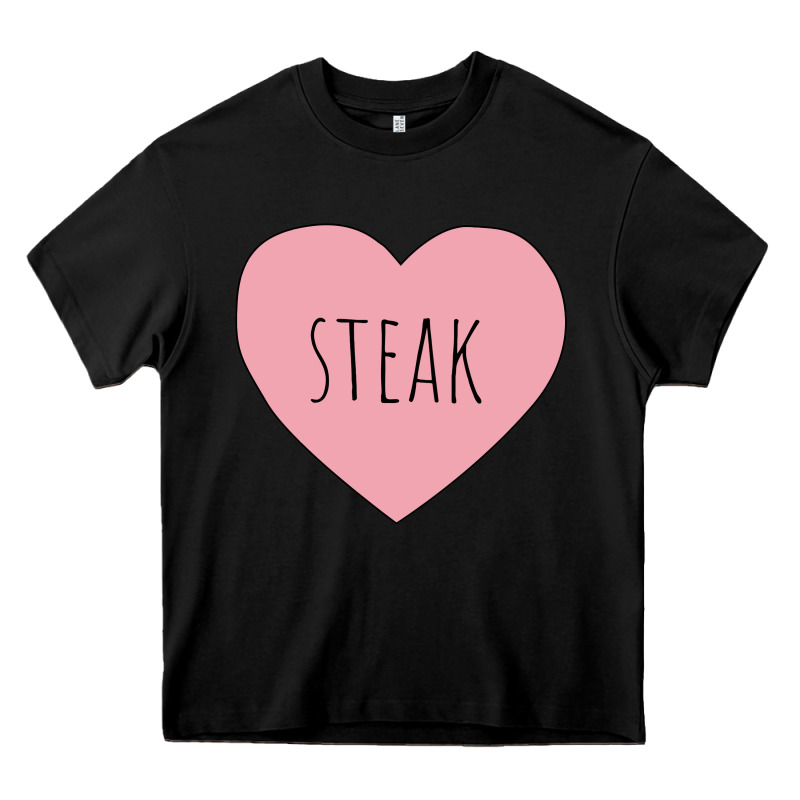 I Heart Steak Heavy Core Tee by linhVisuals | Teevron