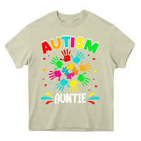 Mossy autistic auntie puzzle support family autism awareness sweatshirt Heavy Core Tee - linhVisuals