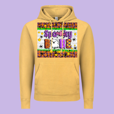 Spooky Babe Vintage Hoodie Designed By Artiststas