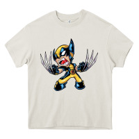 Cream wolverine Heavy Core Tee - linhVisuals