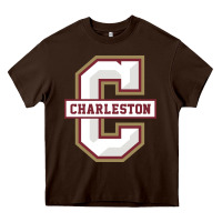 Chocolate Brown charleston cougars Heavy Core Tee - linhVisuals