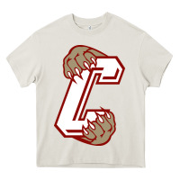 Cream charleston cougars Heavy Core Tee - linhVisuals