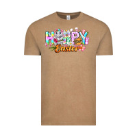 Vintage Coffee Happy Easter Vintage Tee - CowhideDigitalArt