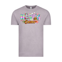 Vintage Zinc Happy Easter Vintage Tee - CowhideDigitalArt
