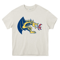 Cream drexel dragons Heavy Core Tee - linhVisuals