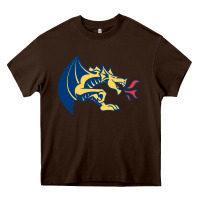 Chocolate Brown drexel dragons Heavy Core Tee - linhVisuals