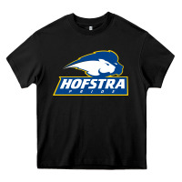 Black hofstra pride Heavy Core Tee - linhVisuals