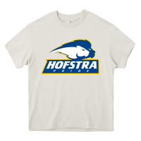 Cream hofstra pride Heavy Core Tee - linhVisuals