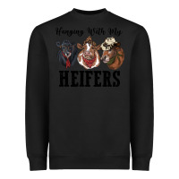Black hanging with my heifers Heavyweight Sweatshirt - RanaPortraitStore