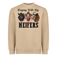 Hanging With My Heifers Heavyweight Sweatshirt | Teevron