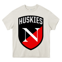 Cream northeastern huskies Heavy Core Tee - linhVisuals
