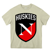 Mossy northeastern huskies Heavy Core Tee - linhVisuals