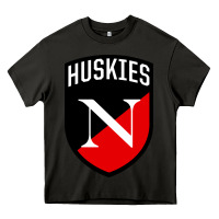 Asphalt northeastern huskies Heavy Core Tee - linhVisuals
