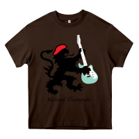 Chocolate Brown richard thompson (fairport convention) Heavy Core Tee - linhVisuals