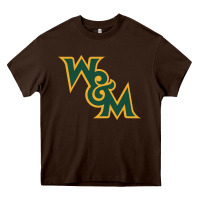 Chocolate Brown william & mary tribe Heavy Core Tee - linhVisuals