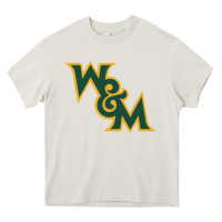 Cream william & mary tribe Heavy Core Tee - linhVisuals