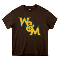 Chocolate Brown william & mary tribe Heavy Core Tee - linhVisuals