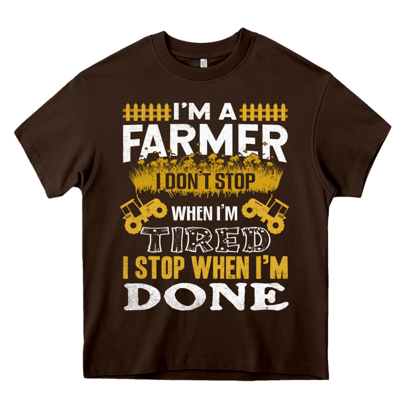 Farmer Heavy Core Tee by linhVisuals | Teevron