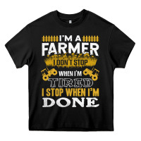 Black farmer Heavy Core Tee - linhVisuals