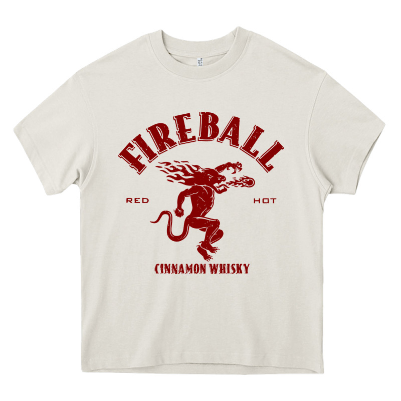 Vintag Fireball   Whisky Heavy Core Tee by linhVisuals | Teevron
