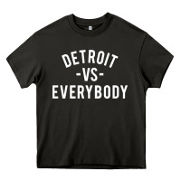 Asphalt det roit vs everybody Heavy Core Tee - linhVisuals