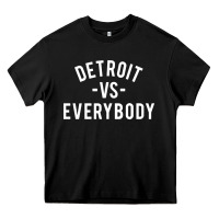 Det Roit Vs Everybody Heavy Core Tee | Teevron