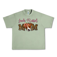 Oil Green Jack Russel Mom Urban Heavy Tee - Jasminsmagicworld