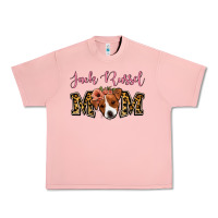 Salmon Jack Russel Mom Urban Heavy Tee - Jasminsmagicworld