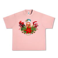 Salmon Chickens Christmas Urban Heavy Tee - CowhideDigitalArt