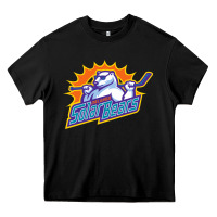 Black orlando solar bears Heavy Core Tee - linhVisuals