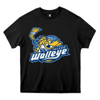 Black toledo walleye Heavy Core Tee - linhVisuals