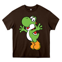 Chocolate Brown yoshi Heavy Core Tee - linhVisuals