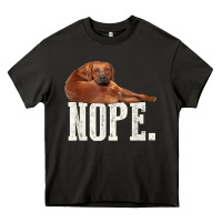 Asphalt nope lazy rhodesian ridgeback t shirt dog lover gift tee Heavy Core Tee - linhVisuals