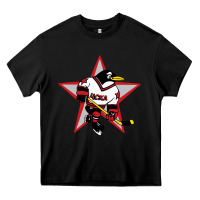 Black Red Penguin 1990's Russian Heavy Core Tee - linhVisuals