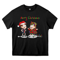 Black gravity falls merry christmas amino Heavy Core Tee - linhVisuals