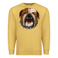 Antique Gold Bulldog Premium Sweatshirt - Jasminsmagicworld